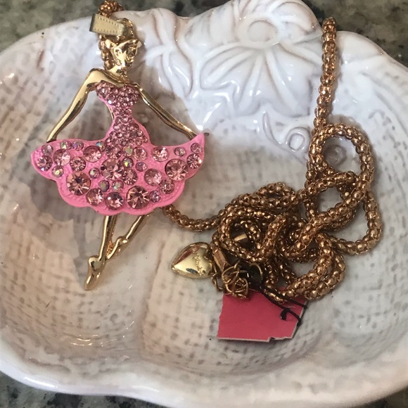 Betsey Johnson Ballerina necklace - Picture 2 of 4